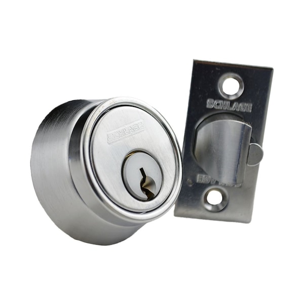 Schlage Commercial B252P626 Double Cylinder 6 Pin Deadlatch Deadbolt C Keyway 12103 Latch 10001 B252P626 - main